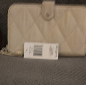 Vera Bradley Cream Quilted Wallet